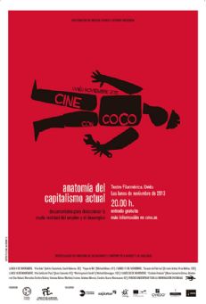 cartel Cine con coco: `anatoma del capitalismo actual`